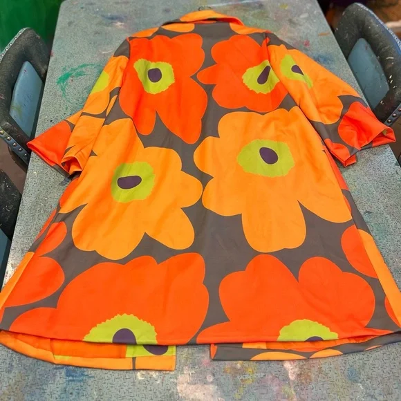 Warhol Inspired Flower Printed Jacket - Picture 3 of 14
